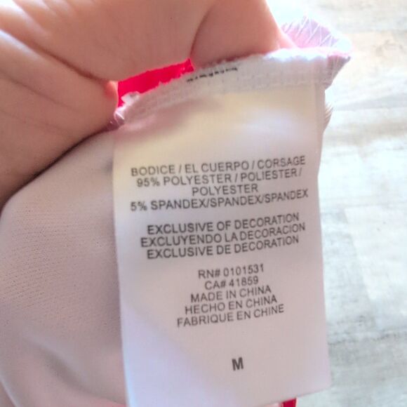 Disney Red Minnie Mouse Dress Pocka Dots Size M - Picture 6 of 8